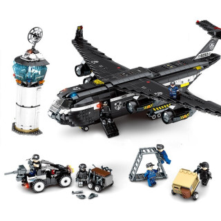 sembo block 森宝积木 军事系列 102527 大型运输机