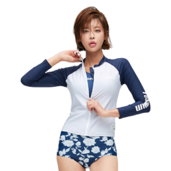 TOSWIM 拓胜 女士泳衣 TS81120604004 藏白蔷薇 M