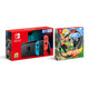 Nintendo 任天堂 国行 Switch游戏主机 续航增强版 红蓝+《健身环大冒险》套装
