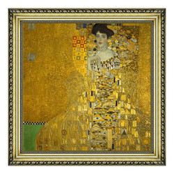 雅昌 克里姆特《布洛赫·包尔太太》52×52cm 装饰画 油画布