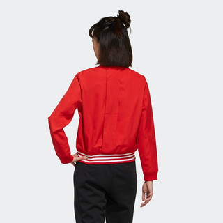 adidas 阿迪达斯 WV 3S BOMBER 女子运动夹克 FI9270 红色 M