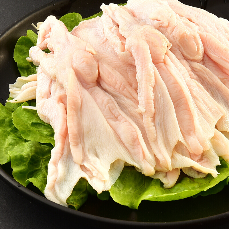 华英生鲜 去骨鸭掌 560g/袋 新鲜生鸭掌无骨冷冻鸭爪鸭脚板卤味火锅