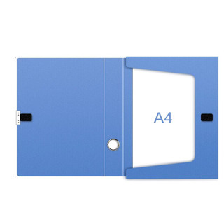TRNFA 信发 TN-838 A4塑料档案盒 55mm 蓝色 10个装