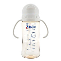 Richell 利其尔 980716 儿童吸管杯 320ml 白色