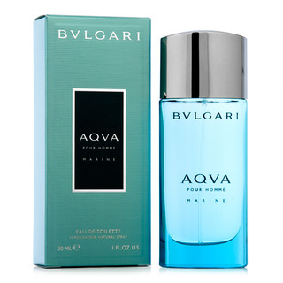 小众香宝格丽（BVLGARI） Bvlgari AQVA宝格丽男香 水能量碧蓝男士香水节日礼物 活力海洋能量30ml