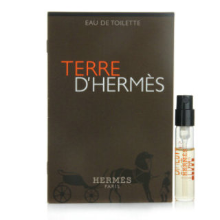 爱马仕(HERMES)大地男士淡香水50/100ml清新木质男友香 大地男士香水EDT试管小样2ml