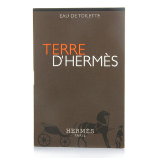爱马仕(HERMES)大地男士淡香水50/100ml清新木质男友香 大地男士香水EDT试管小样2ml