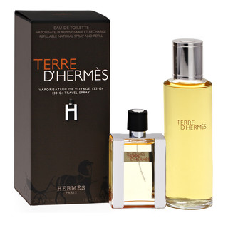 海外直发爱马仕（HERMES）男士女士淡香水 大地中性香水2支套装  30ML+125M