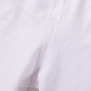 贝贝怡童裤短裤夏季新品婴儿裤子宝宝外穿休闲裤七分裤 米白 6个月/身高66cm