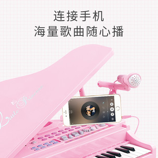 Baoli 宝丽 玩具旗舰店儿童电子琴带麦克风女孩钢琴可充电早教益智1-3岁