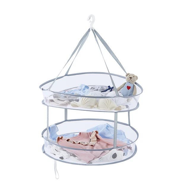 ORANGE 欧润哲 106868 晾衣篮 2层 58*79cm 灰色