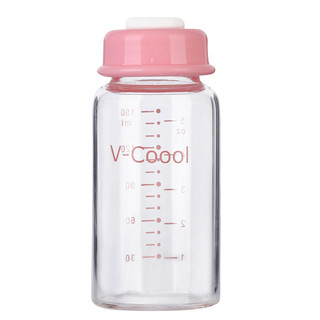 V-Coool母乳储奶瓶 母乳保鲜瓶玻璃标准口径母乳储存奶瓶150ml