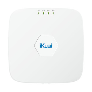 iKuai 爱快 IK-H15 双频1200M 企业级千兆无线路由器 Wi-Fi 5（802.11ac）单个装 白色