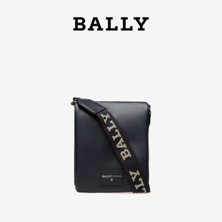 Bally/巴利新款HUYA男士经典logo斜挎包6235435 蓝色