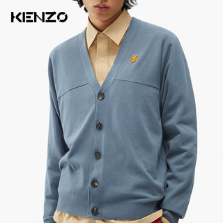 KENZO2021春夏新品男士小虎头针织开衫 FB55CA5813TB 黑色 L