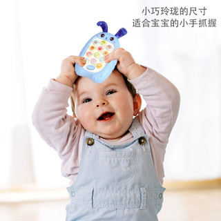 宝宝儿童益智早教音乐假电话仿真可咬2男女小孩0-1岁婴儿玩具手机