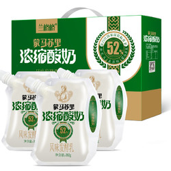 兰格格 奶酸牛奶   180g*12袋