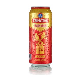 TSINGTAO 青岛啤酒 千禧临门 啤酒 500ml*12听