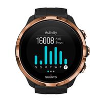 SUUNTO 颂拓 Spartan Sport Wrist HR 智能手表 50mm 古铜黑精钢表盘 古铜黑硅胶表带(GPS)