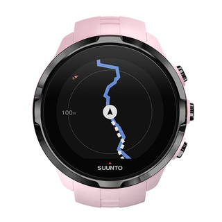 SUUNTO 颂拓 Spartan Sport Wrist HR 智能手表 50mm 樱花粉精钢表盘 樱花粉硅胶表带(GPS)