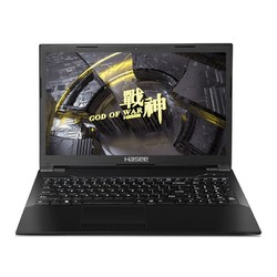 Hasee 神舟 K670T-G6A2 15.6英寸笔记本电脑（i5-10400、8GB、512GB SSD、MX350）