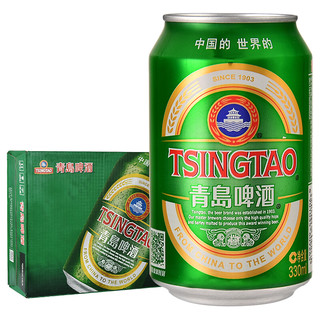 经典系列11度百年青啤整箱 330mL 24罐