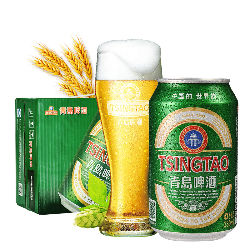 tsingtao 青岛啤酒 经典 330ml*12听