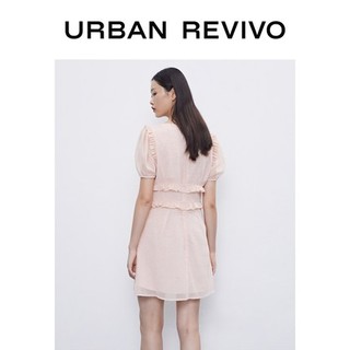 URBAN REVIVO YU32S7EE2000 女款收腰连衣裙