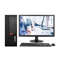 Lenovo 联想 ThinkCentre M720e 21.5英寸 商用台式机 黑色 (酷睿i5-9500、核芯显卡、8GB、128GB SSD+1TB HDD、风冷)