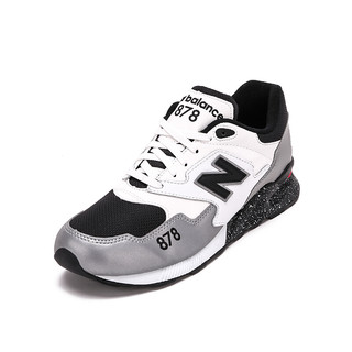 new balance 878系列 中性跑鞋 ML878SY 黑色/银色/米白色 37