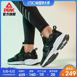 PEAK 匹克 匹克官方旗舰店男鞋夏季新款鞋子男士跑步鞋透气黑色休闲运动鞋男