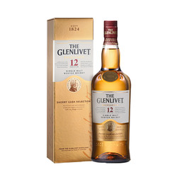 THE GLENLIVET 格兰威特 12年 单一麦芽苏格兰威士忌 40%vol 700ml