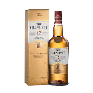 THE GLENLIVET 格兰威特 12年 单一麦芽苏格兰威士忌 40%vol 700ml