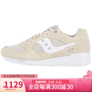 索康尼SAUCONY Originals Shadow 5000 男士网面透气专业缓震跑步鞋 路跑鞋 Tan/White 标准41/us8