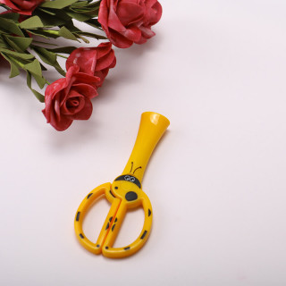 晨光(M&G)剪刀 瓢虫立式卡通剪子 139mm 儿童手工DIY剪纸 ASSN2222 3把装 颜色随机
