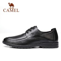 CAMEL 骆驼 A822287550 男士牛皮商务休闲皮鞋  黑色 40