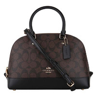 COACH 蔻驰 女士单肩手提贝壳包 F58295 IMAA8 深棕色 中号