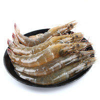 dayinfresh 今聚鲜 大虾对虾原装基围虾海鲜水产鲜活冷冻生鲜白虾2000g（120-140只）