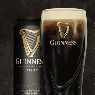 临期品：GUINNESS 健力士 司陶特进口啤酒 440ml*12听