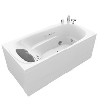 KOHLER 科勒 皓玥系列 K-76449T-NW-0 智能按摩浴缸 1.7m 右角位 无扶手款