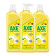 PLUS会员：AXE 斧头 柠檬护肤系列 洗洁精 1.18kg+1.18kg*2瓶补充装