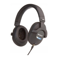 SONY 索尼 MDR7520 耳罩式头戴式有线耳机 黑色 3.5mm