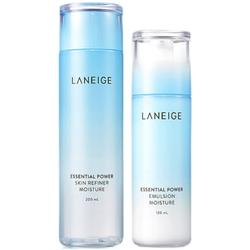 LANEIGE 兰芝 水衡透润精华水200ml+乳液120ml护肤品套装(补水保湿 爽肤水 化妆水 水库）七夕情人节礼物送女友