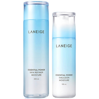 88VIP：LANEIGE 兰芝 新水酷水乳水衡护肤套装小蓝盾补水保湿维稳修护滋润