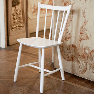 HAY J41座椅 北欧靠背椅子休闲椅办公椅咖啡椅餐椅 哑光木色