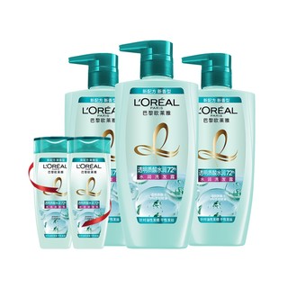 L'OREAL PARIS 巴黎欧莱雅 透明质酸水润洗发露 500ml*3