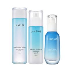 LANEIGE 兰芝 水库凝肌水乳精华护肤品套装清爽型(水+乳+精华)礼物送女友