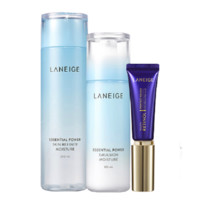 LANEIGE 兰芝 水衡透润护肤套装 (细肤露200ml+润肤乳120ml+视黄醇眼霜15ml)