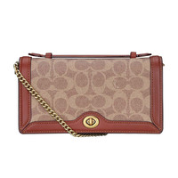 COACH 蔻驰 Riley系列旋扣横款方形女士单肩包68312 B4NQ4