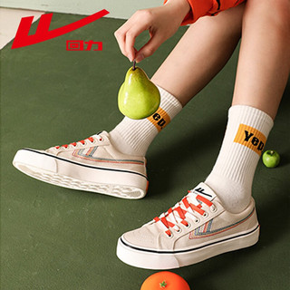 WXY-B599TC 女士小脏橘帆布鞋